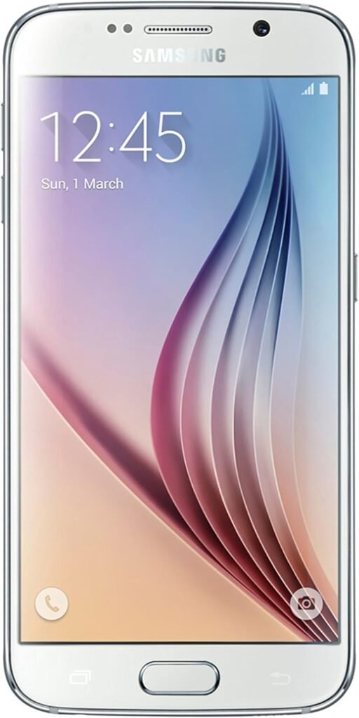 Samsung Galaxy S6 G920a 32GB Unlocked GSM 4G LTE Octa-Core Smartphone w/ 16MP Camera - White Pearl